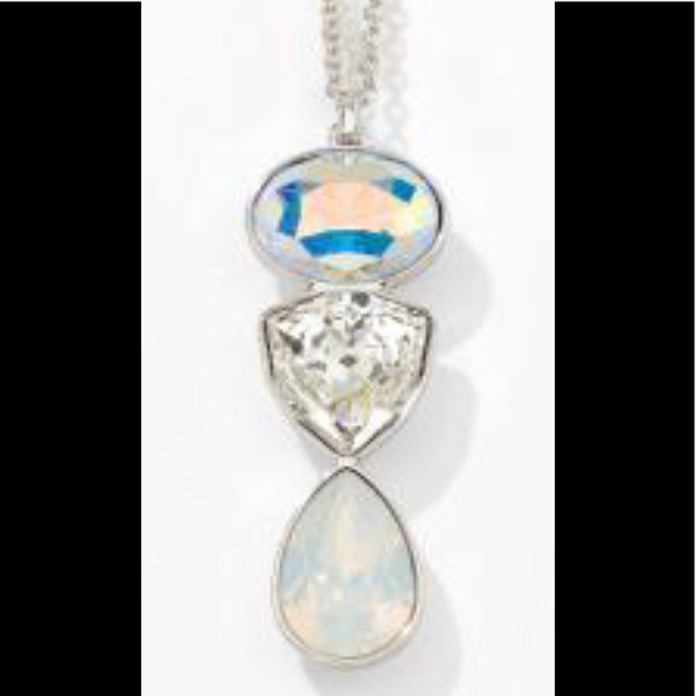 Touchstone Crystal by Swarovski UPRISE pendant BNIB Aurore boreale necklace